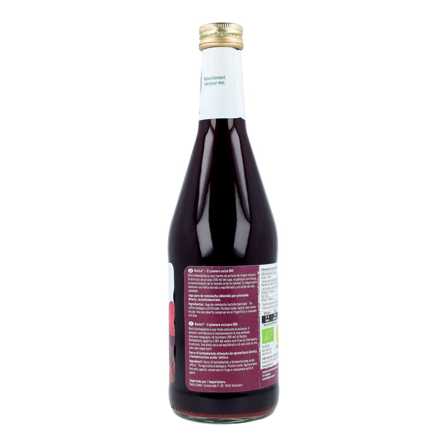 Jugo de Remolacha 500 ml Biotta