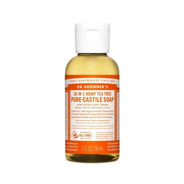 Jabón líquido Árbol del Té Dr. Bronners  60 ml