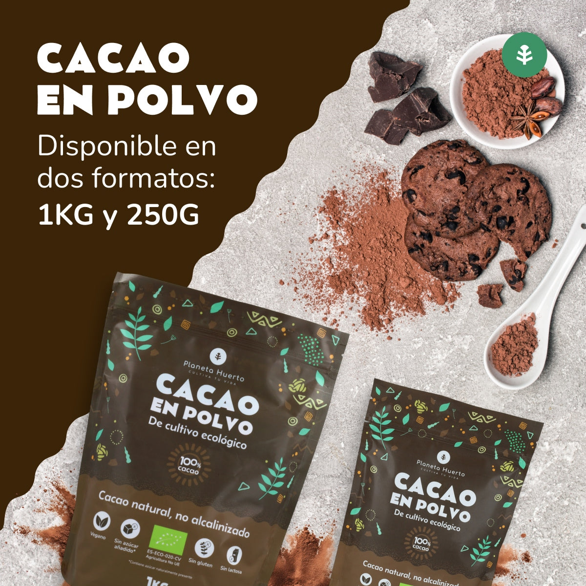 Cacao en polvo ECO Planeta Huerto 250 g