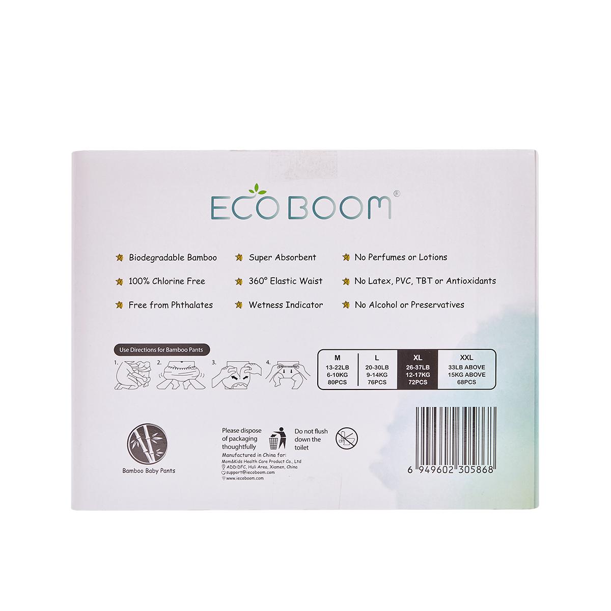 Pants de Bambú Ecoboom XL 72 uds