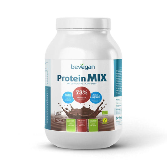 Mix proteina vegetal cacao BeVegan, 750 g
