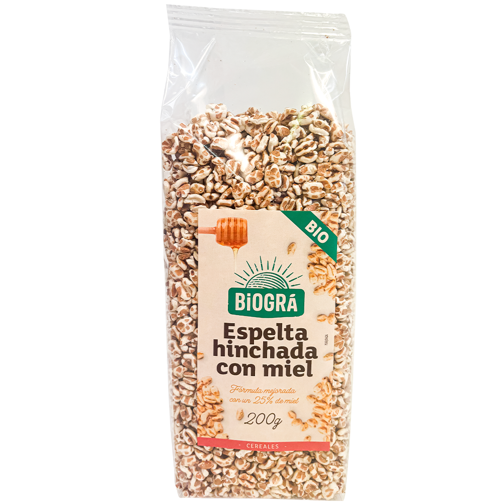 Espelta Hinchada con Miel Biográ 200g
