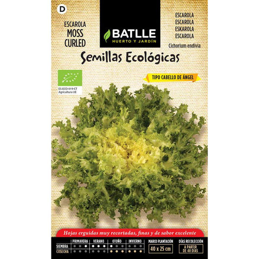 Semillas de de Escarola cabello de ángel-moss curled ecológicas Batlle