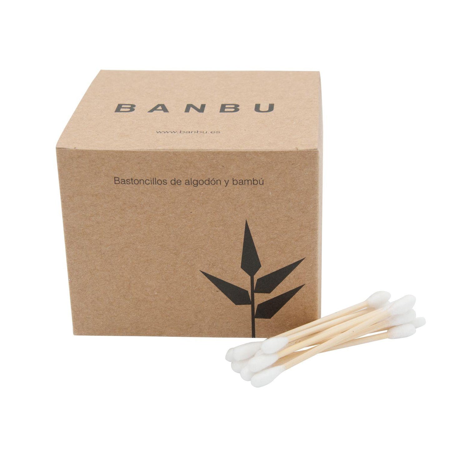 500 bastoncillos de algodón y bambú Banbu