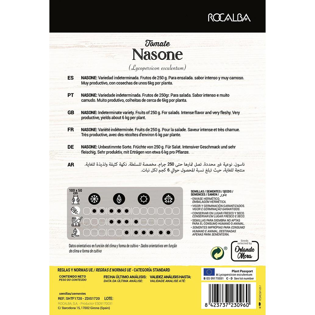 Semillas de Tomate Colección Nasone
