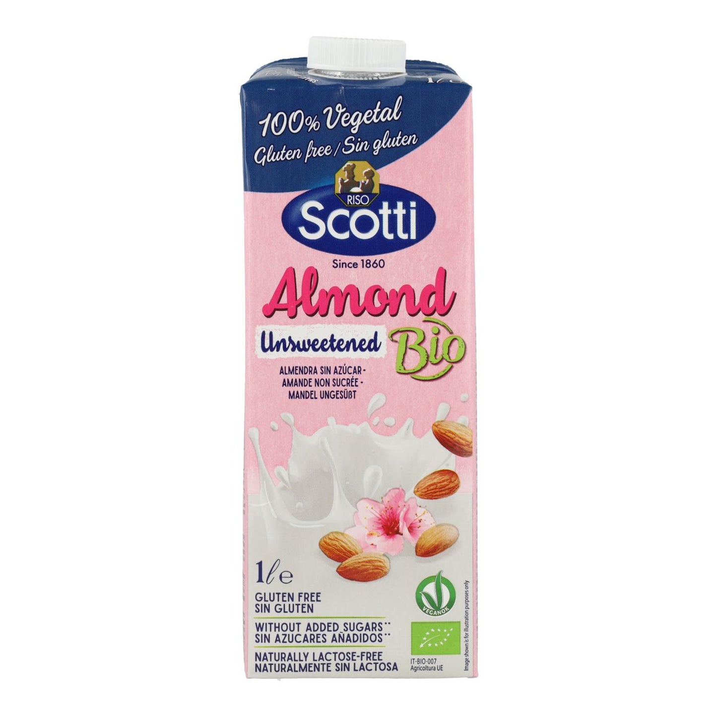 Pack x 3 Bebida de Almendras sin azúcar BIO Scotti 1 L