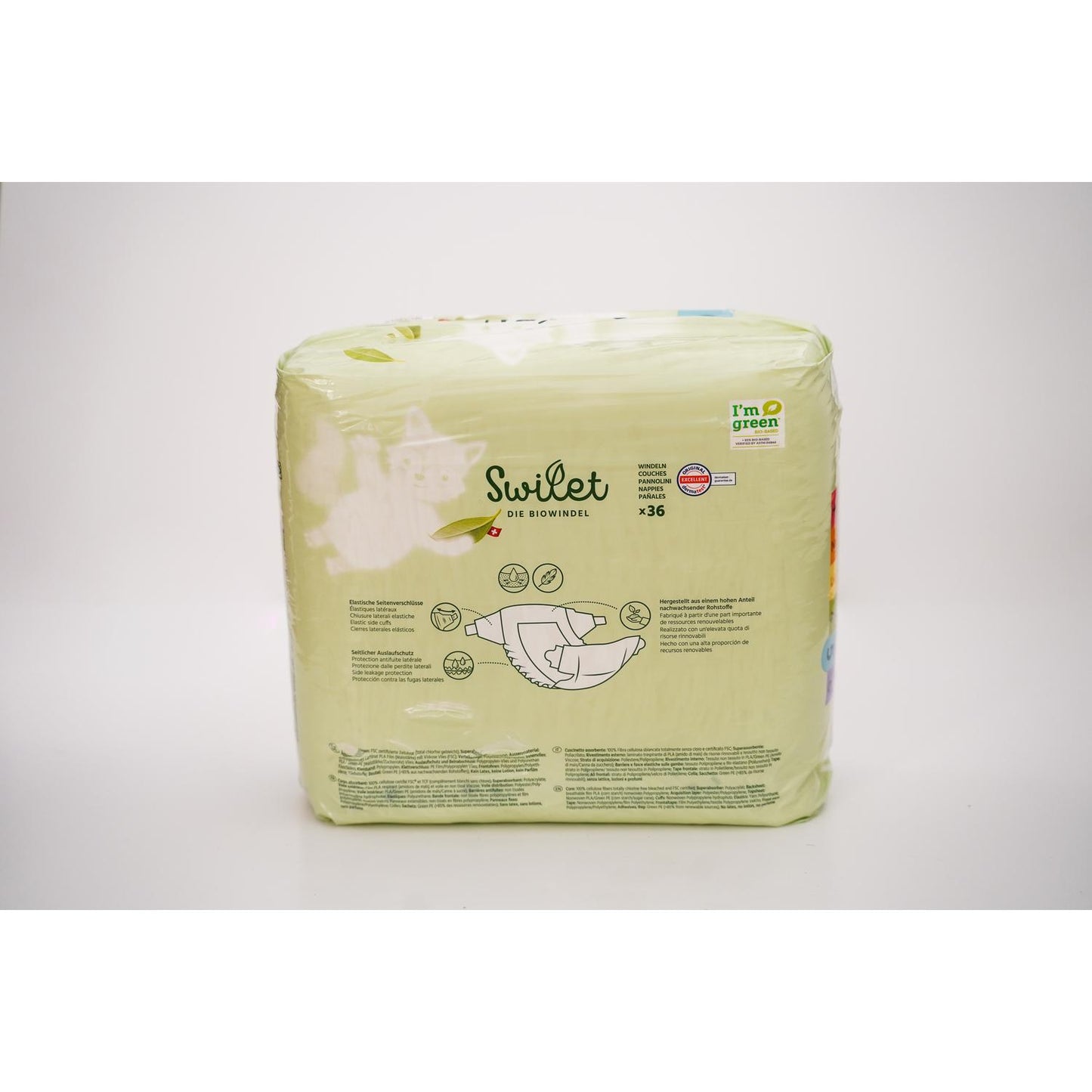 Pañales Ecológicos Swilet Talla 5 Junior 36uds