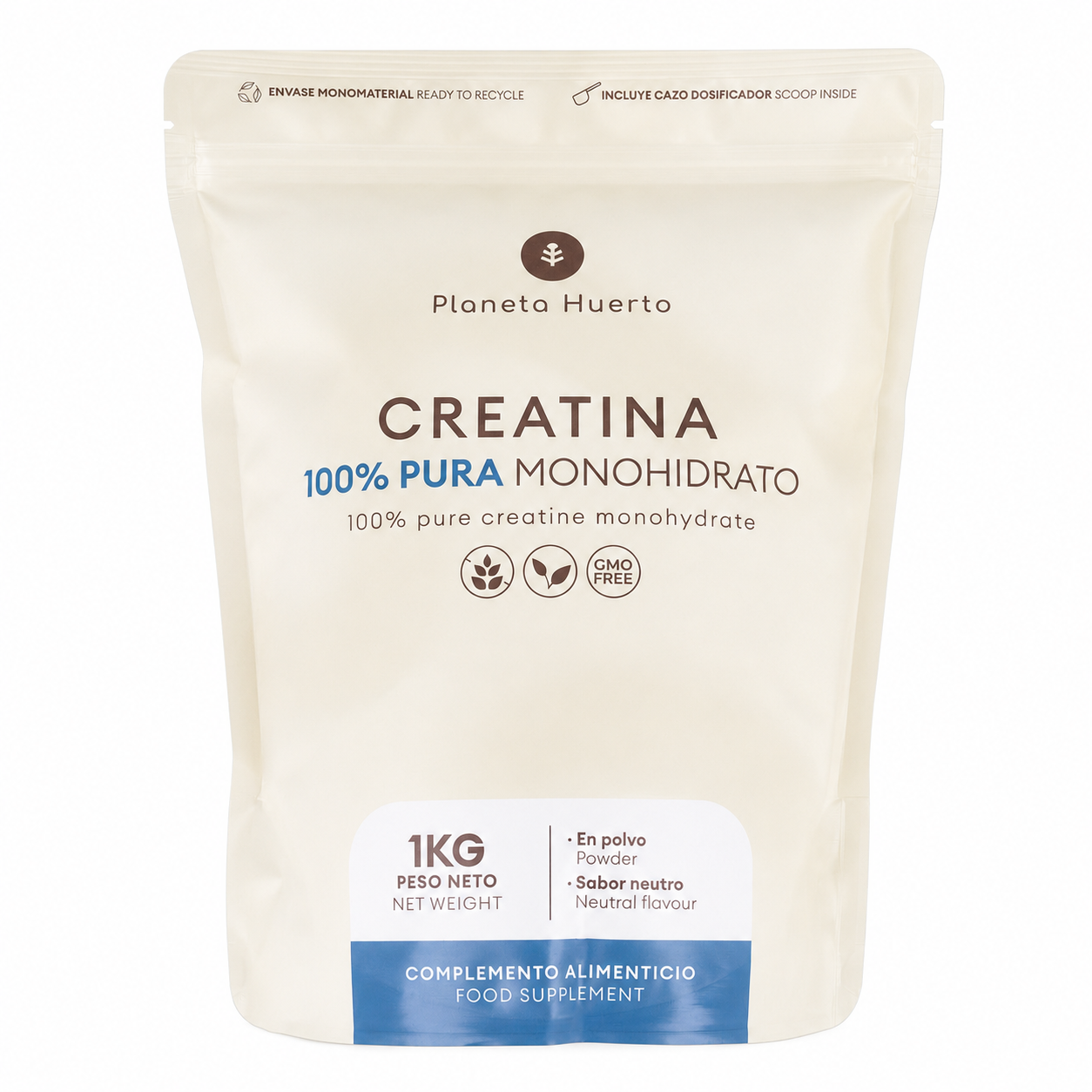 Creatina Monohidrato Planeta Huerto 1 kg