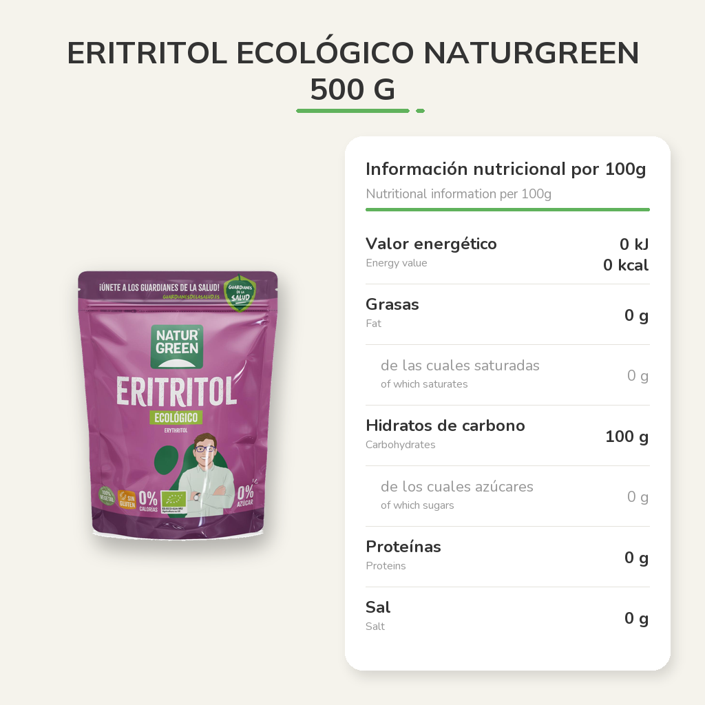 Información nutricional
