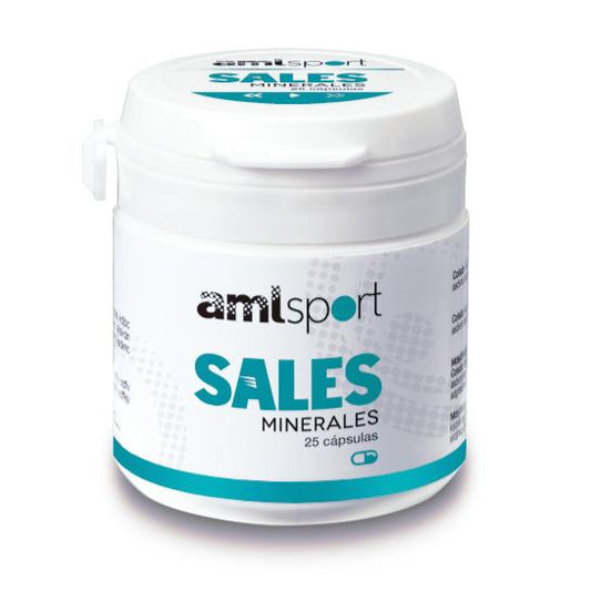 Sales minerales Amlsport, 25 cápsulas