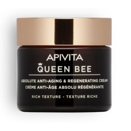 Queen Bee Crema Regeneradora Antiedad Absoluto Textura Rica Apivita 50 ml