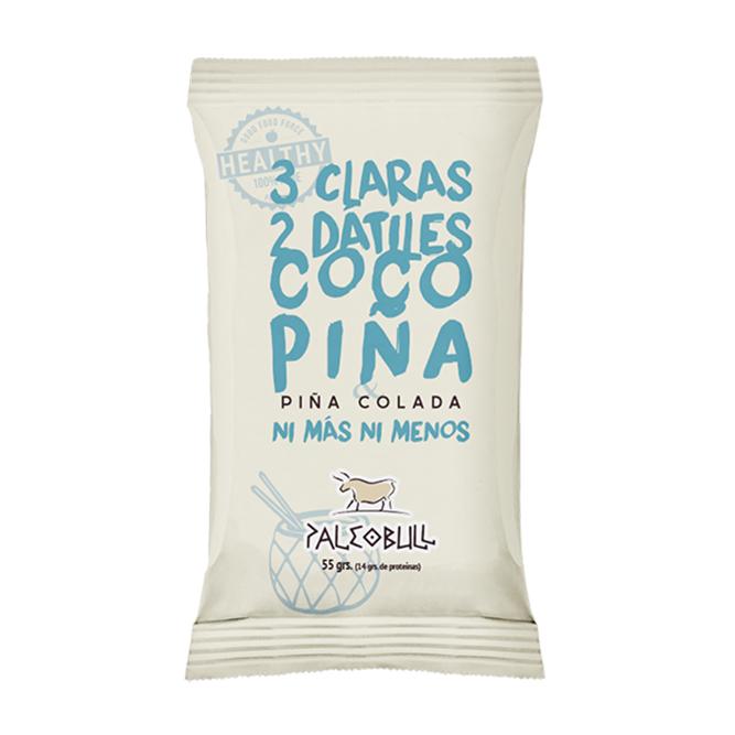 Barrita energética piña colada con coco Paleobull 55 g