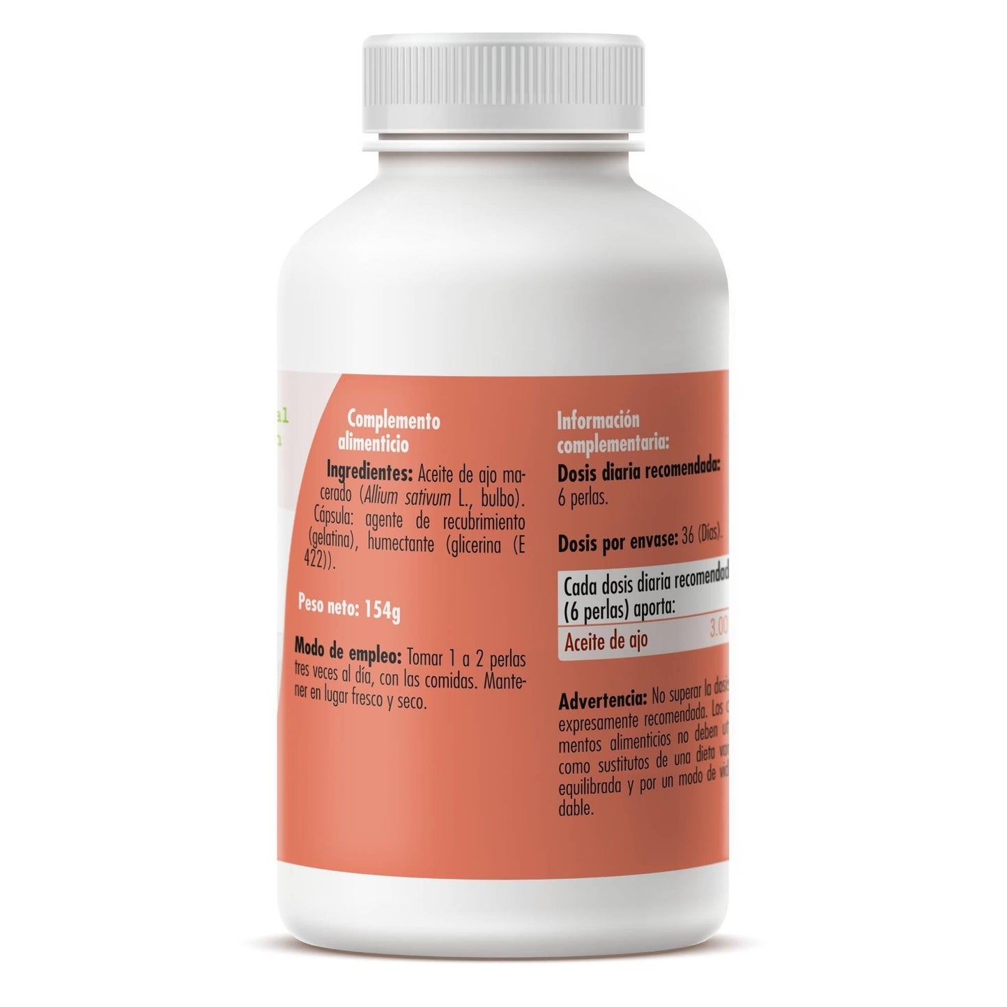 Ajo Macerado 500 mg 220 Perlas GHF