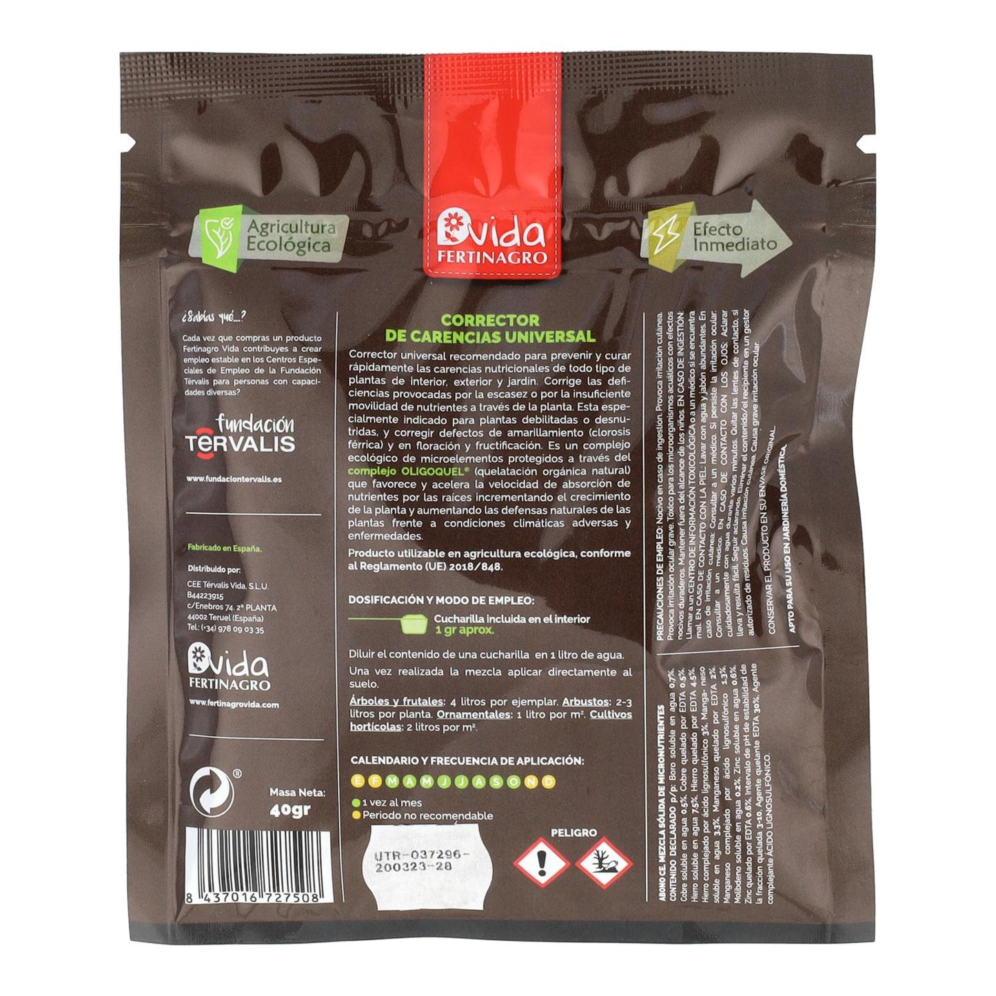 Corrector de carencias universal BIO Fertinagro 40 g