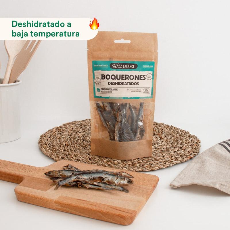 Snack natural Boquerones Deshidratados Wild Balance 40 g