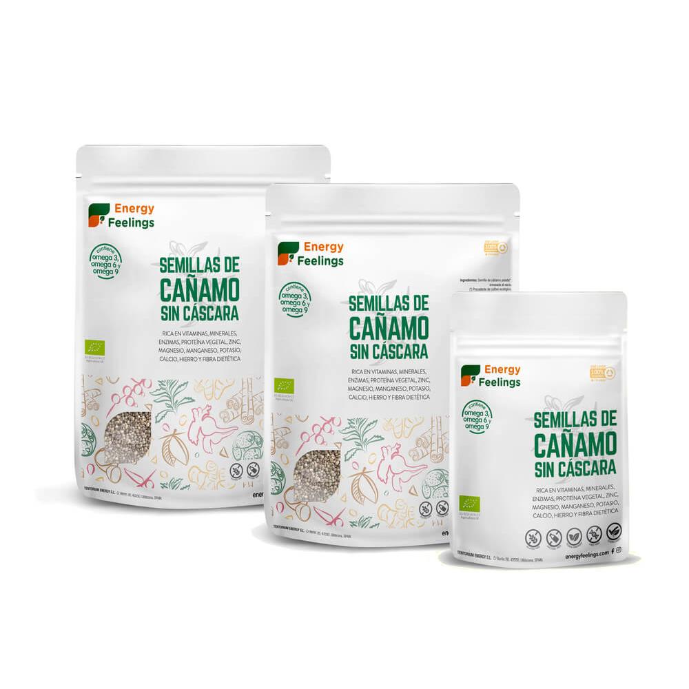 Semillas de cáñamo sin cáscara BIO (al vacío) Energy Feelings 1 kg