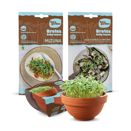 Pack Cultivo de brotes frescos Eurogarden