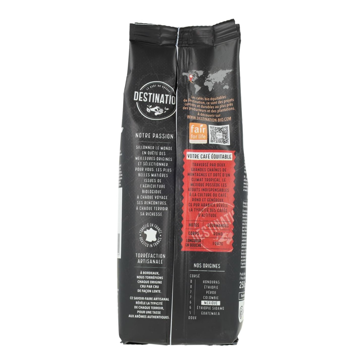 Café molido Méjico Chiapas 100% arábica BIO Destination 250 g
