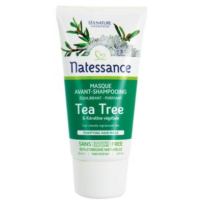 Máscarilla pre champú árbol del té Natessance 150 ml