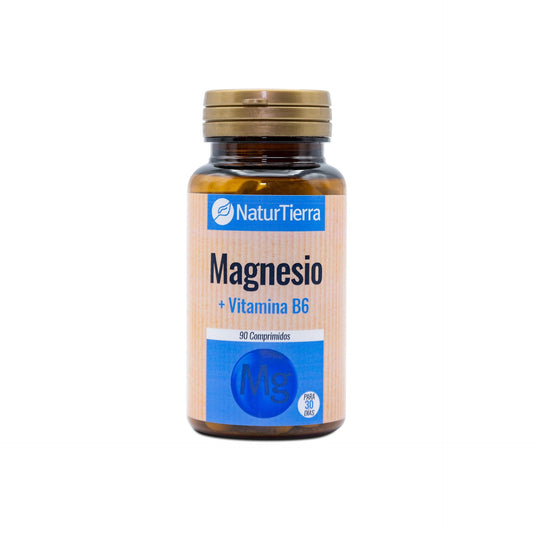 Magnesio + Vitamina B6, 90 comprimidos. NaturTierra