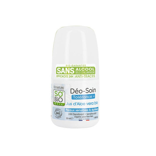 Desodorante 24h roll-on con aloe vera BIO So'Bio étic 50 ml