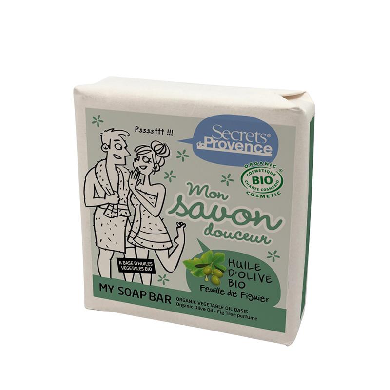 Jabón pastilla aceite de oliva + perfume Fig Tree Secrets de Provence 100 g