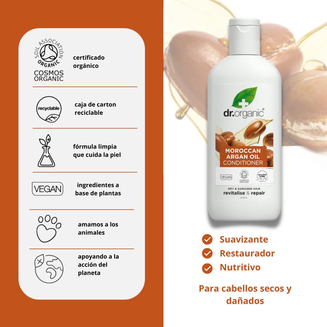 Acondicionador aceite de argán Dr. Organic, 265ml