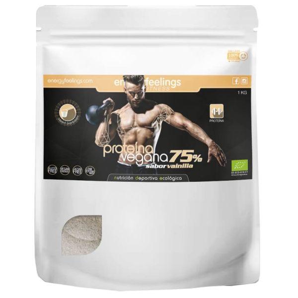 Energy Feelings  Proteína Vegana ECO 75 % Vainilla 1 kg