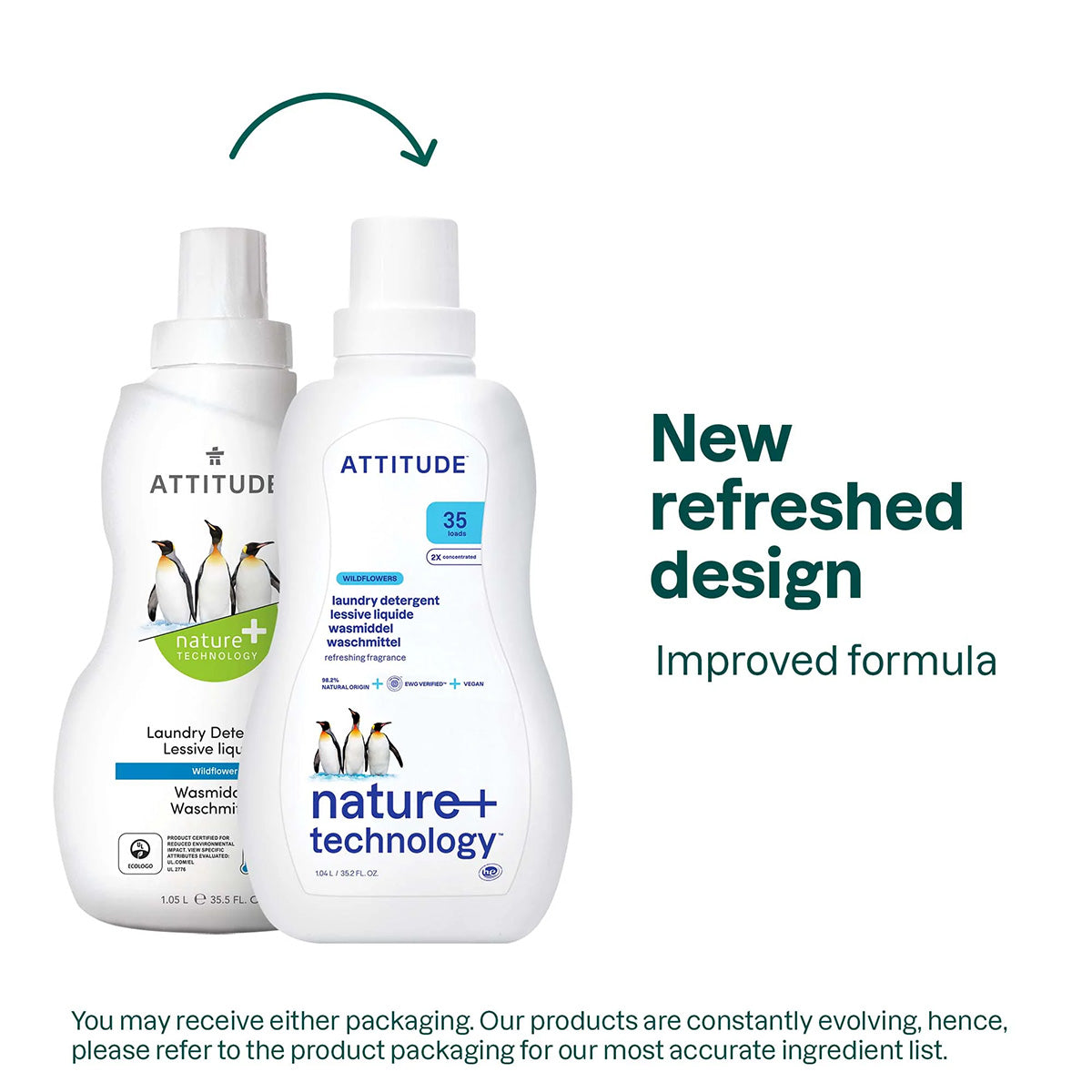 Detergente líquido lavadora concentrado flores silvestres ECO 35 dosis