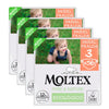 Pack ahorro Pañales Moltex Pure & Nature T3 (4-10 kg), 224 Uds