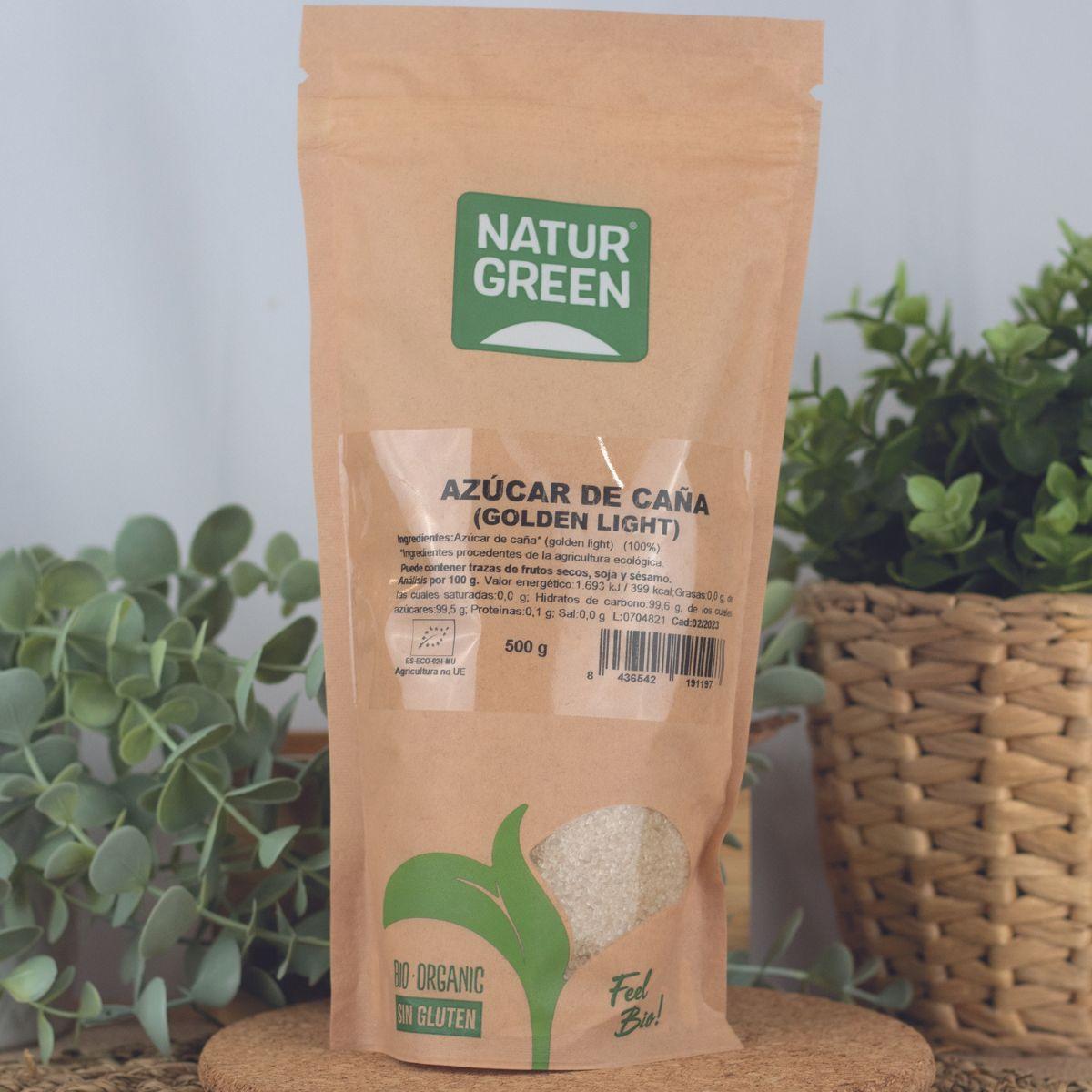 Azúcar de Caña (golden light) Bio Naturgreen 500 g
