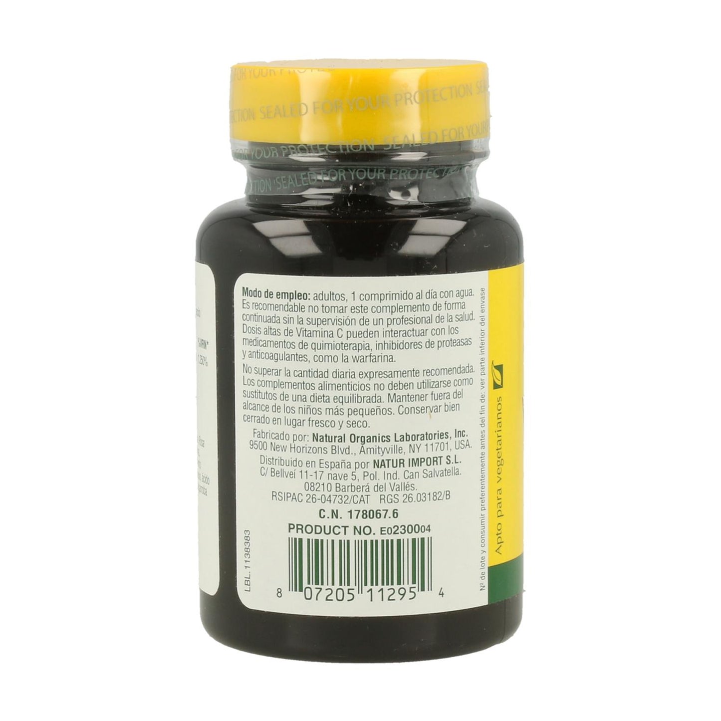 Vitamina C 1000 mg Nature's Plus 60 comprimidos