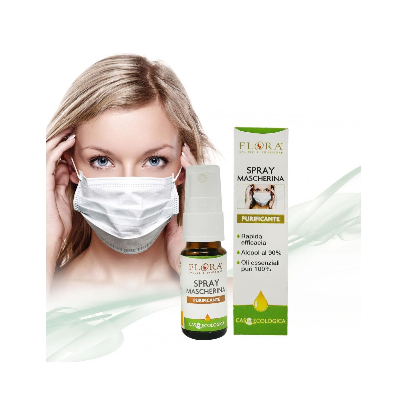 Spray higienizante de mascarillas Flora 30 ml