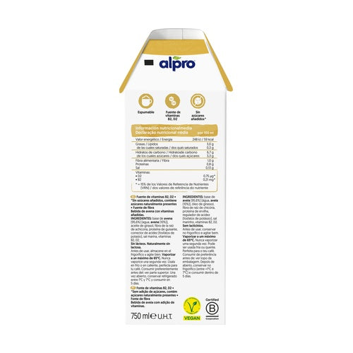 Bebida de Avena Barista Alpro 750 ml