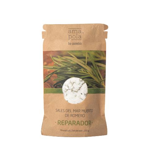 Sales del  Mar Muerto de romero reparador Amapola Biocosmetics  250 g