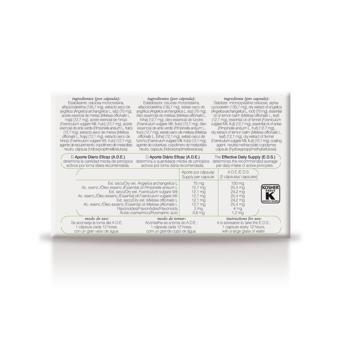 17-C Flatusor XXL Soria Natural, 30 cápsulas