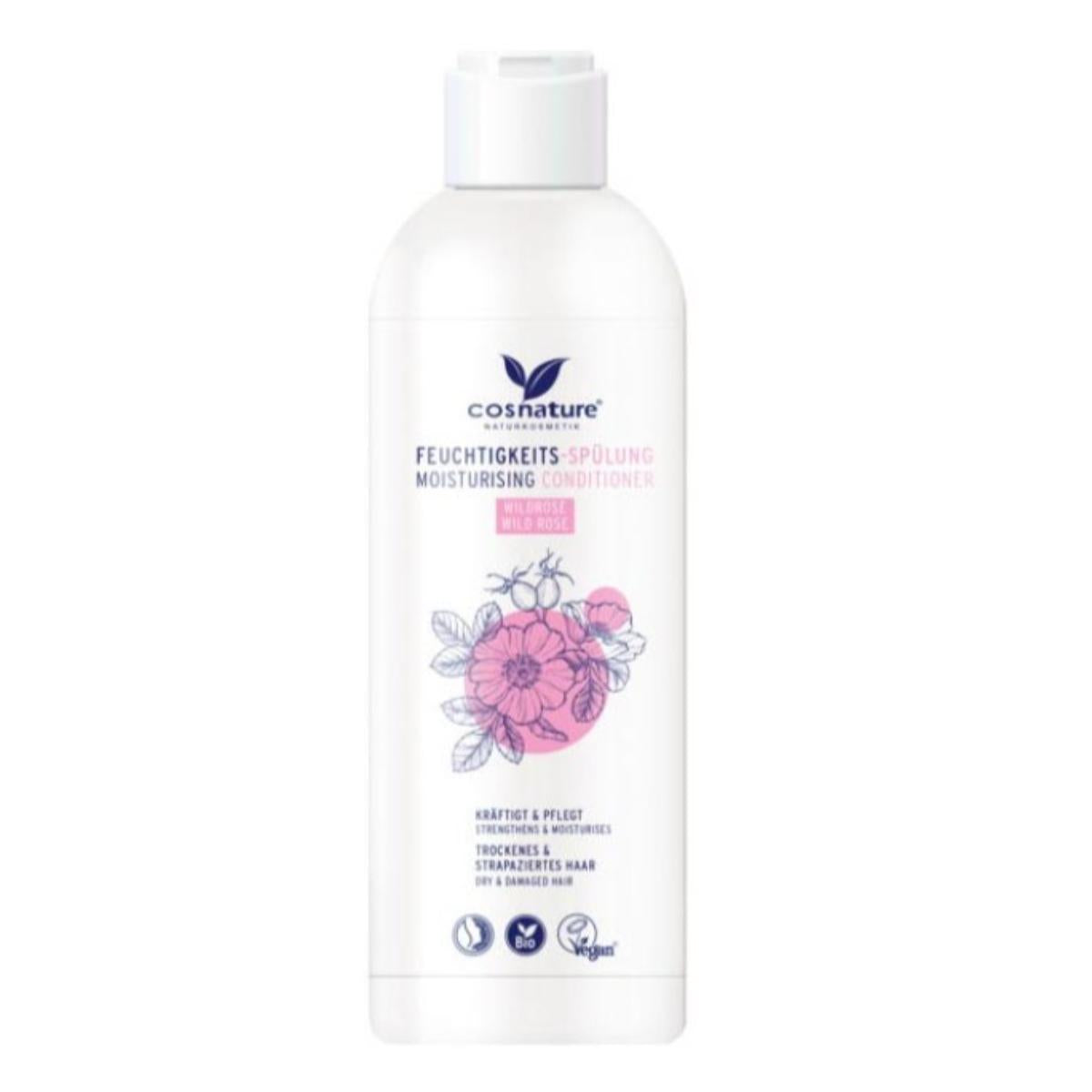 Acondicionador hidratante rosa salvaje BIO Cosnature 250 ml