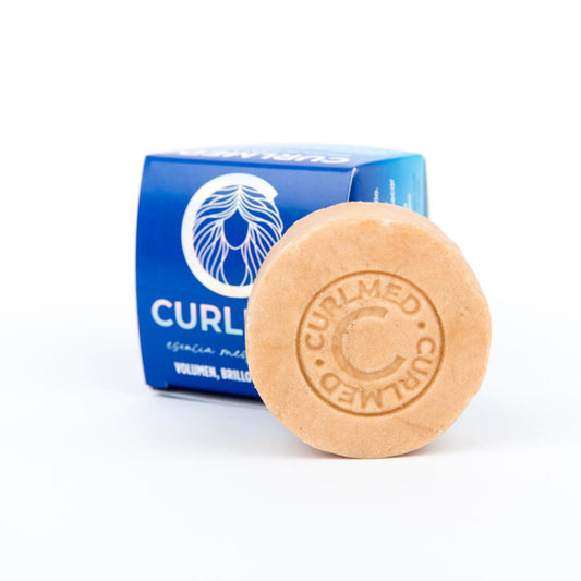 Champú sólido volumen, brillo y suavidad CurlMed 80g
