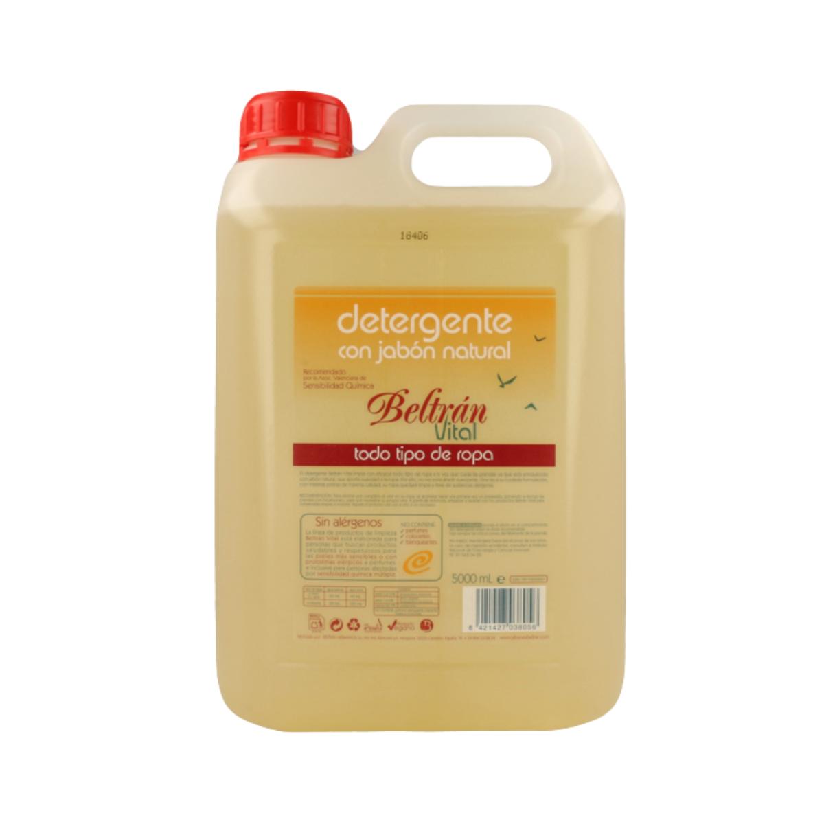 Detergente líquido sin perfume Beltrán Vital