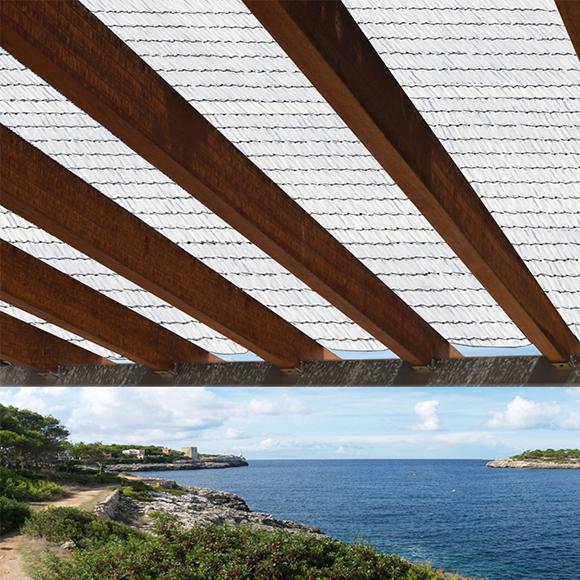 Malla de sombreo Sun Net 70% Nortene blanco 4x5 m