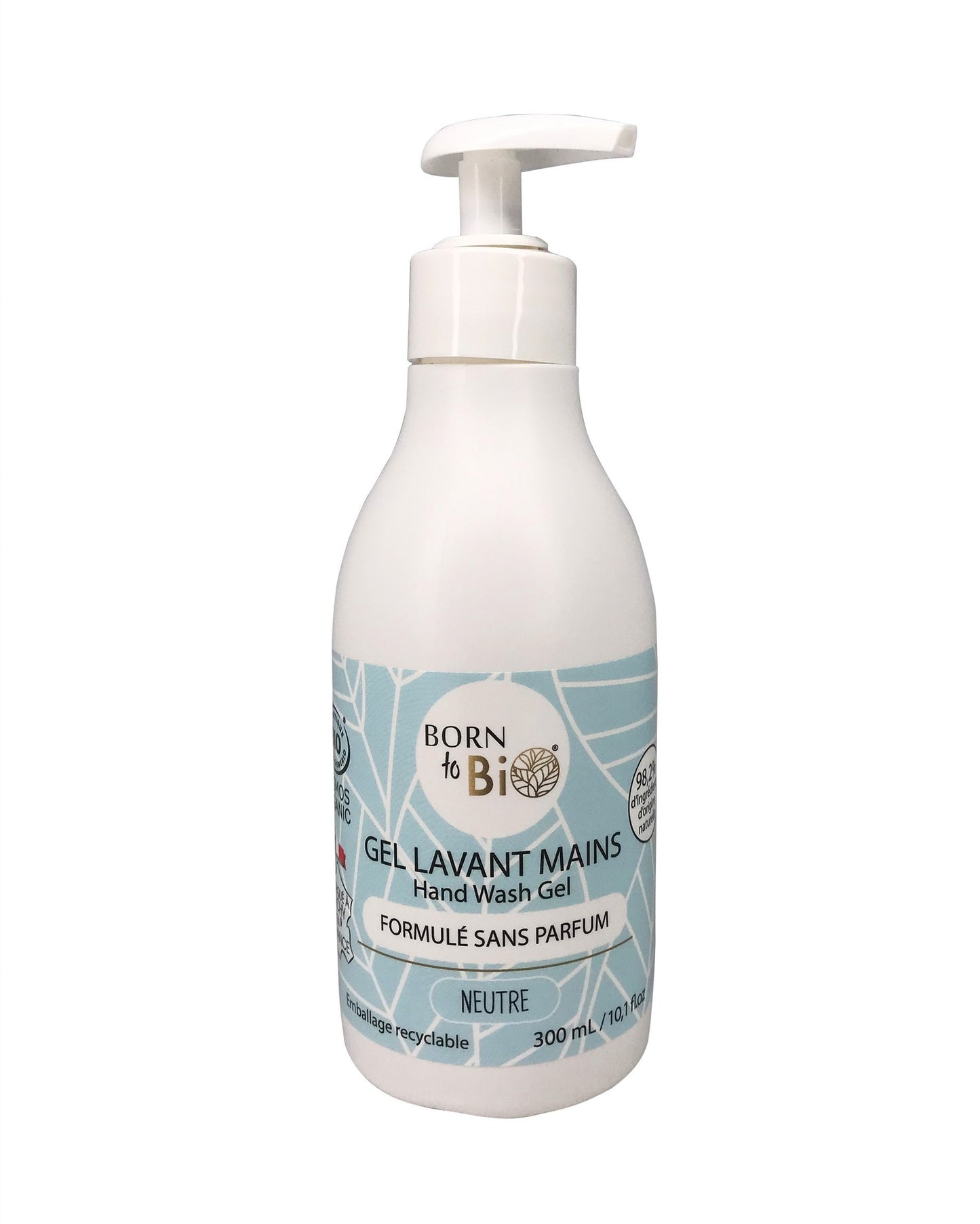 Jabón Líquido Neutro Sin Perfume Cosmos Orgánico Born to Bio 300 ml