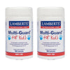 Pack 2x Multi-Guard para Niños. Vitaminas y Minerales, Lamberts, 100 tabletas masticables