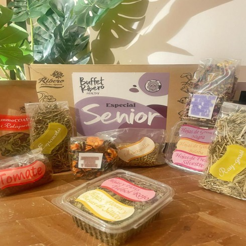 Buffet healthy Senior para conejos y roedores adultos Ribero