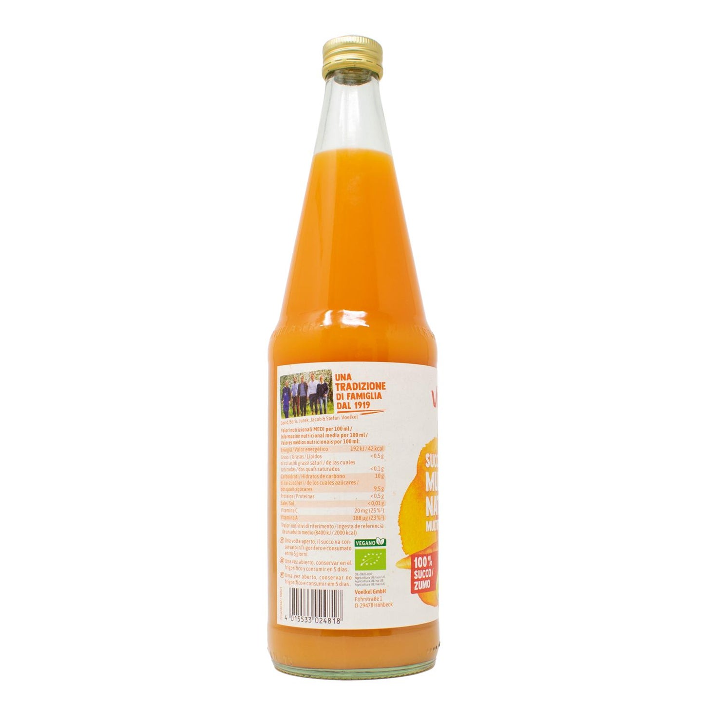 Zumo Multifruta Demeter BIO Voelkel 700 ml