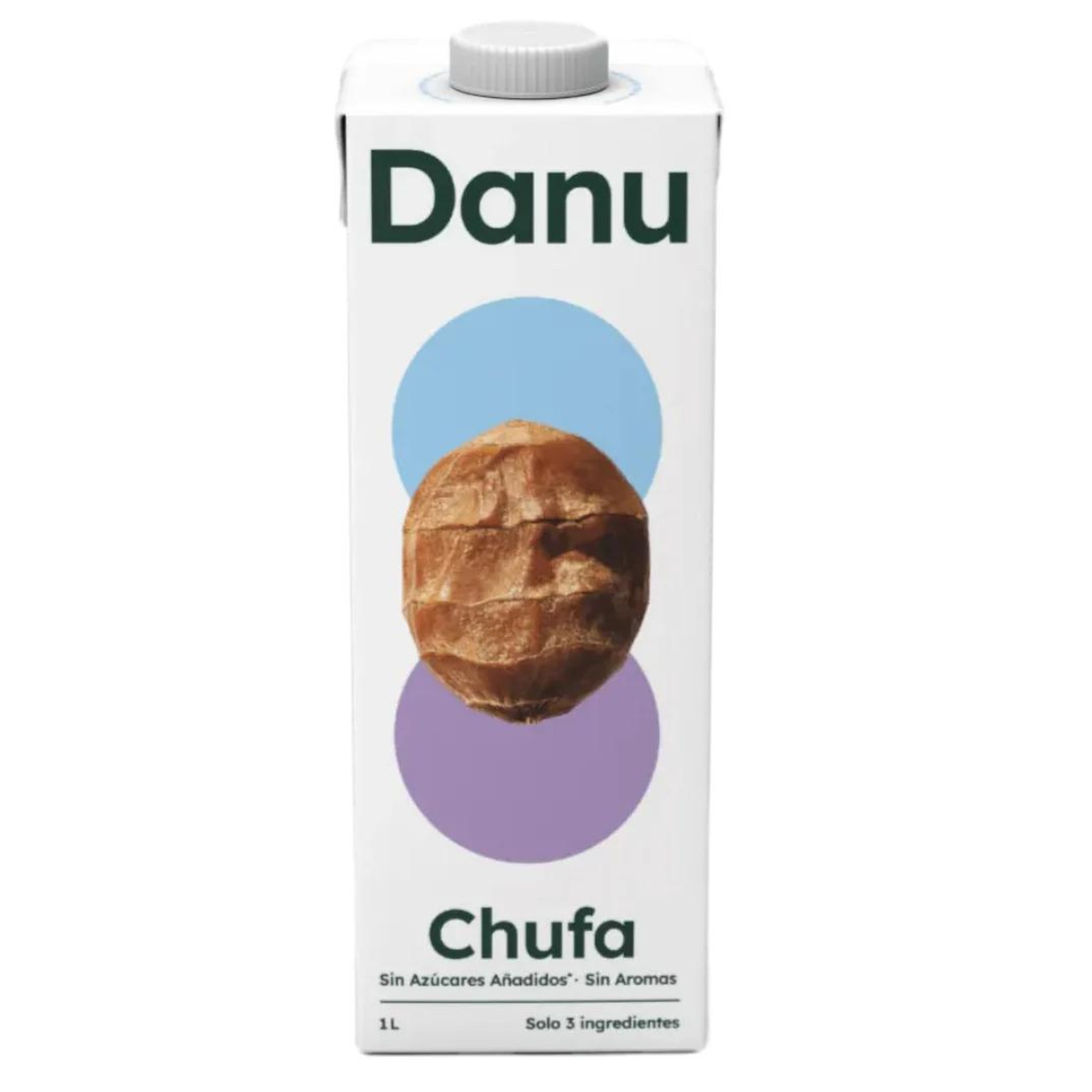 Bebida de Chufa sin azúcar añadido Danu 1 Litro