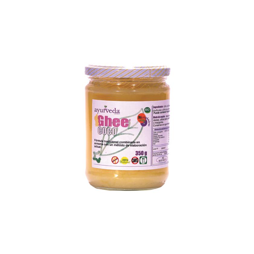 Ghee Con Aceite De Coco Ecologico Ayurveda 350 Gramos