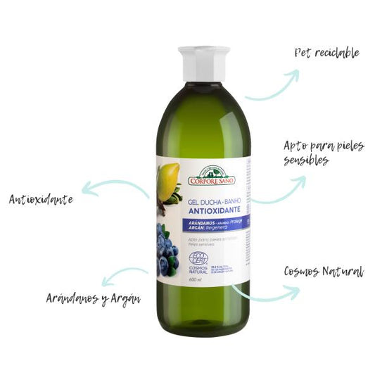 Gel De Baño Antioxidante 600 Ml Corpore