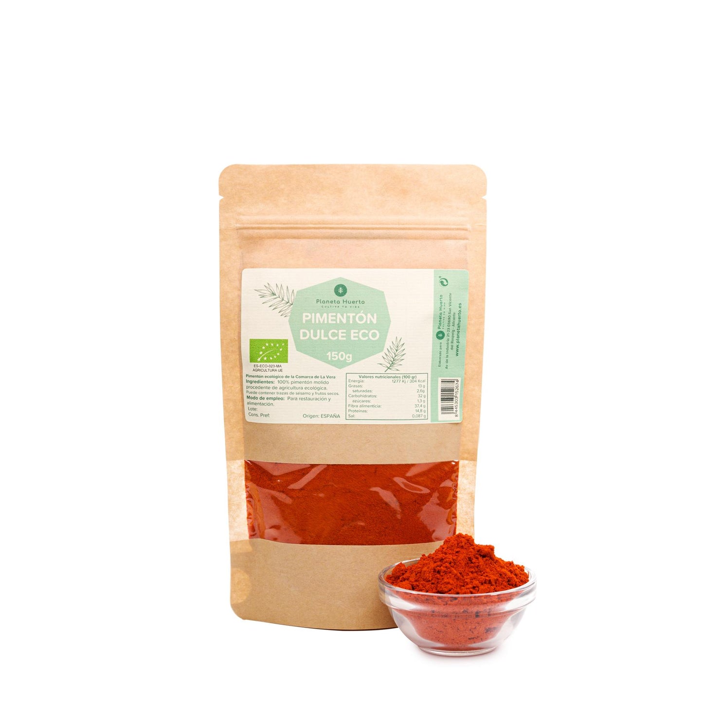 Pimentón dulce ECO Planeta Huerto 150gr