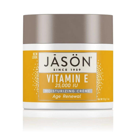 Crema renovadora antiedad cara y cuerpo Vitamina E 25000 UI Jason 113 g