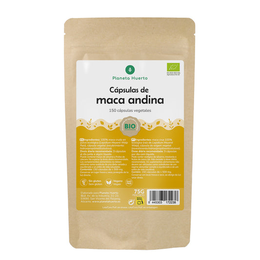 Maca BIO Planeta Huerto 150 Cápsulas
